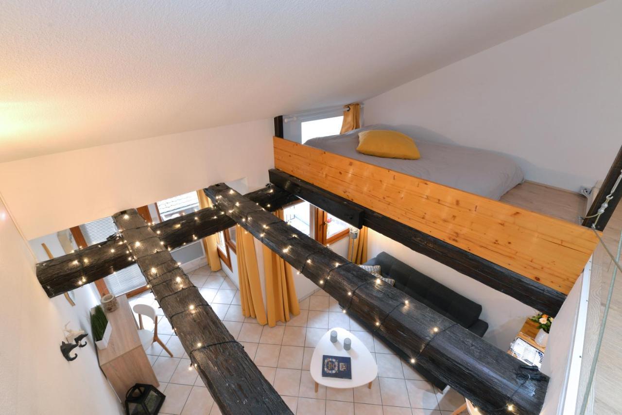 Appartement La Terrasse Sur Cour Colmar Bagian luar foto