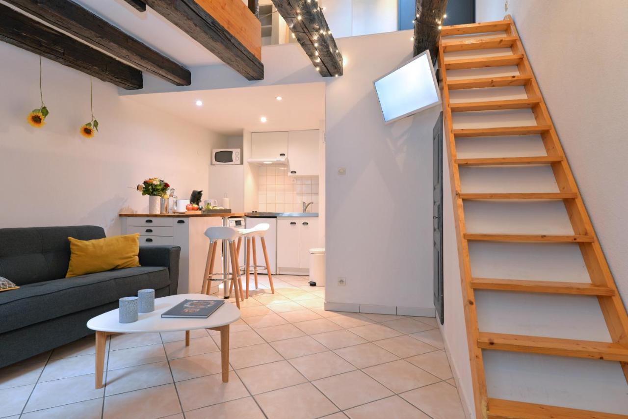 Appartement La Terrasse Sur Cour Colmar Bagian luar foto
