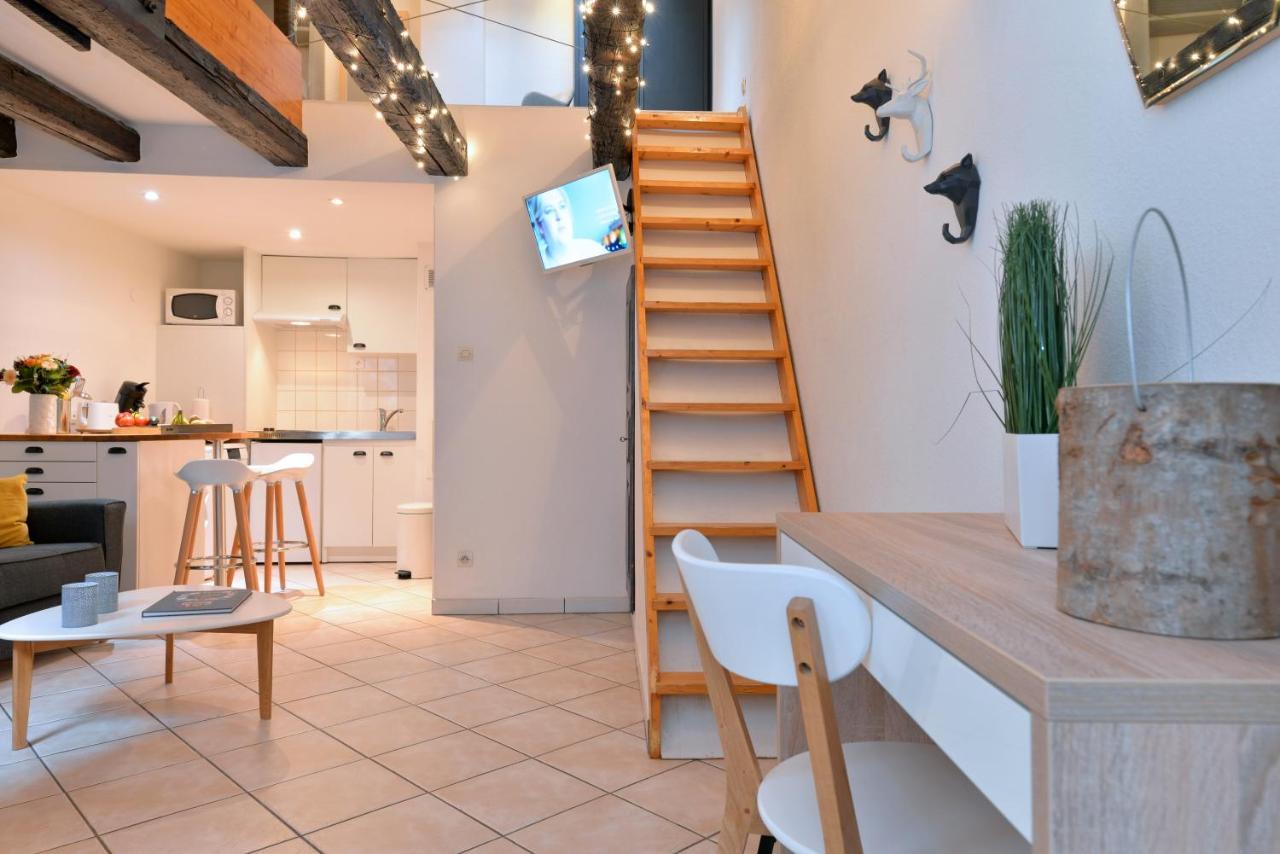 Appartement La Terrasse Sur Cour Colmar Bagian luar foto